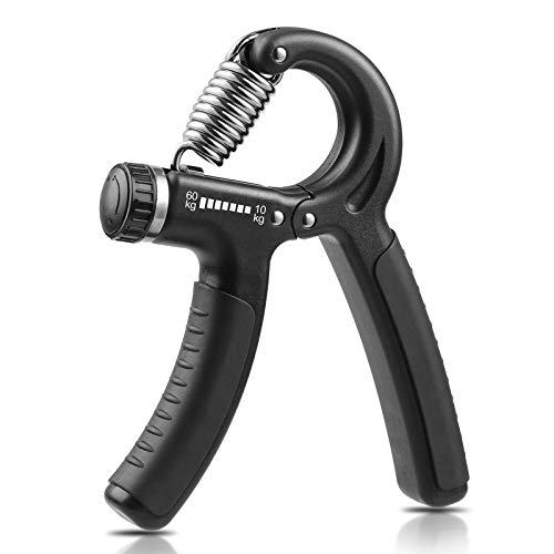 NIYIKOW Hand Grip, Hand Grip Musculation, Résistance Réglable 22-132Lbs (10-60kg),