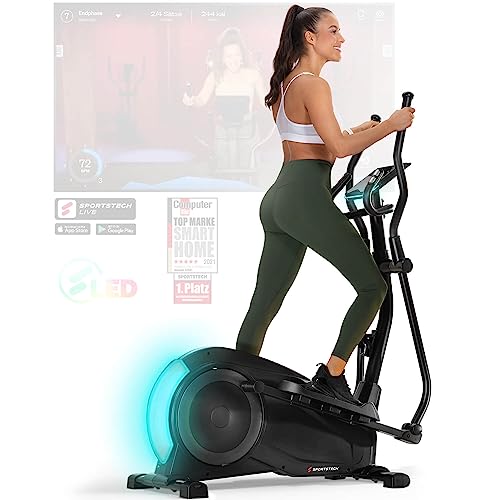 Sportstech CX700 avec Technologie LED innovatrice | Appareil Professionnel, vélo