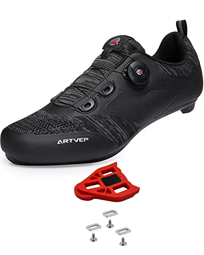 ARTVEP Chaussures de Cyclisme Homme Femmes Chaussure Peloton Chaussures de