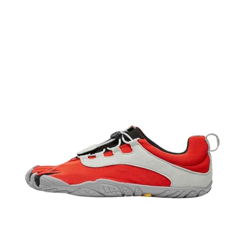 Vibram Homme V-Run Retro_Red/Black/Grey Basket, 45 EU