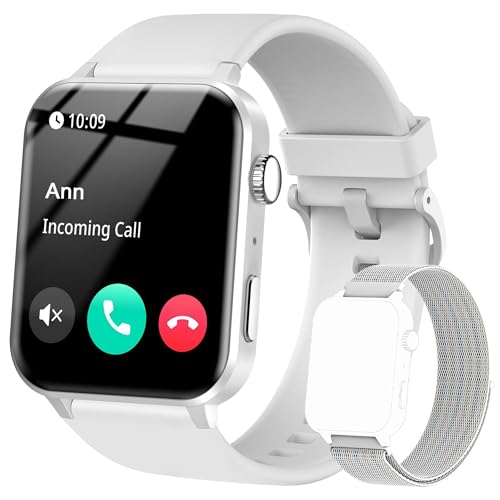IOWODO Montre Connectée Femme Homme, Montre Appel, Appels Numérotation, 100