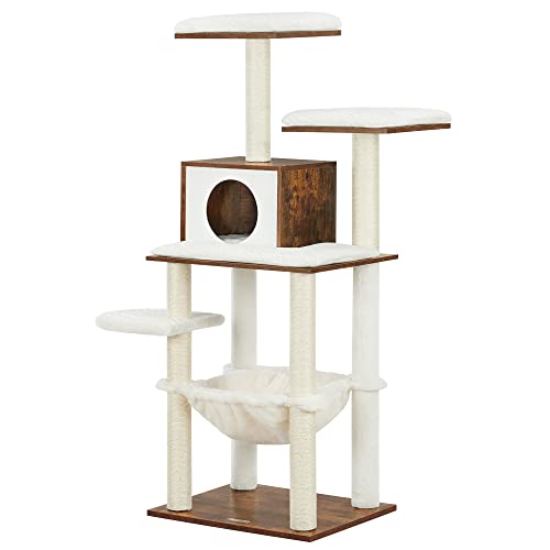 Feandrea Arbre à Chat, Tour de Jeux de 138 cm,