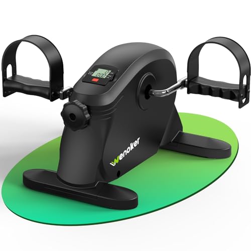 Wenoker Mini Vélo d'exercice, Entraîneur de Bras et de Jambes,