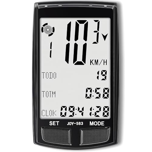Compteur de vélo et odomètre sans Fil Grand écran 3,3