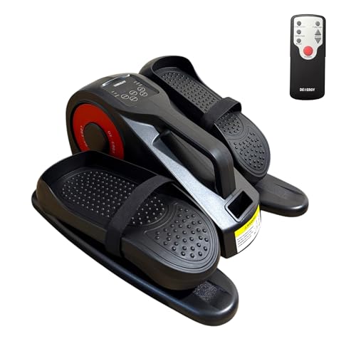 DEMERGY® Mini Elliptique Électrique Portable – Pédalier Elliptique avec Écran