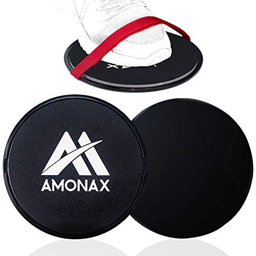 Amonax Core Sliders Disque de Fitness Abdominaux Glisseur 2 Disques