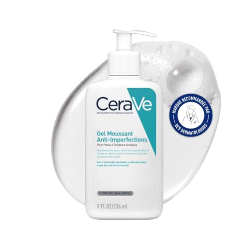 CeraVe - Gel Moussant Anti-Imperfections - Purifie la Peau &