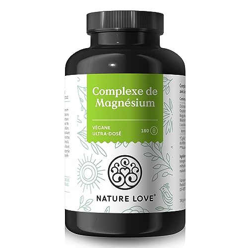 Complexe de magnésium NATURE LOVE® - 180 gélules - 400mg