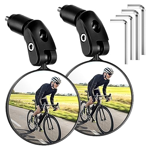 2 Pièces Rétroviseur Vélo Retroviseur Velo Electrique, Miroir Convexe pour