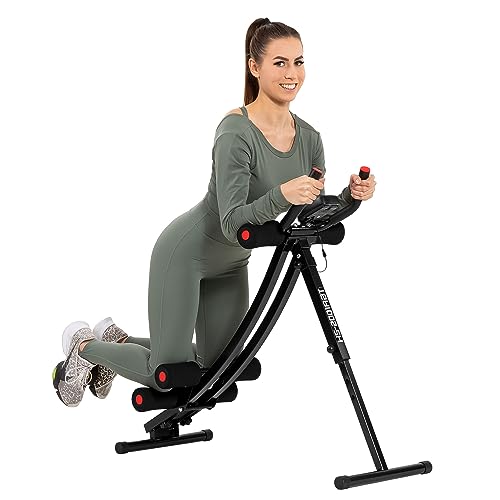 Hop-Sport Machine abdominaux pliable multifonction HS-2001ABT support pour les genoux,