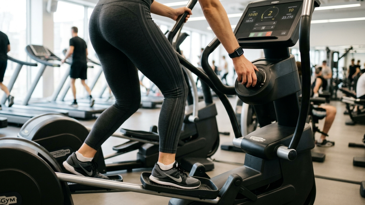 réglage faible résistance pour arthrose du genou sur elliptique