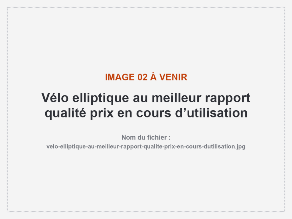 Vélo elliptique au meilleur rapport qualité prix en cours d’utilisation